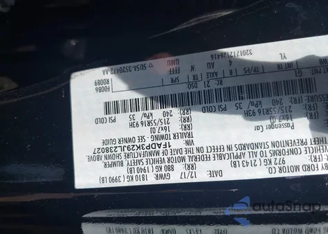 2018 Ford Focus Se z USA, uszkodzony, nr VIN 1FADP3K29JL238027